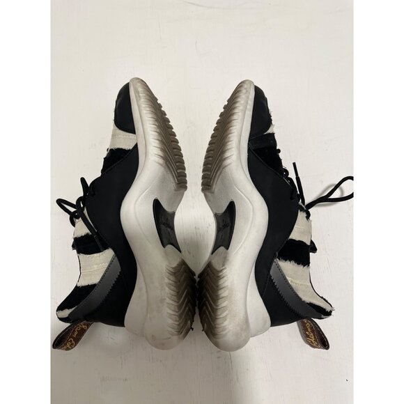 Sam Edelman Women's Black & White Striped‎ Sneakers Size 8M EUR 38 - Picture 10 of 15